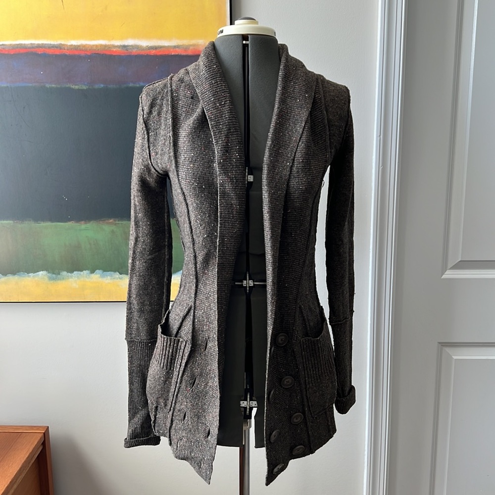 Very Unique Cardigan! 👀 Allsaints Size UK8 Two ways to wear!
